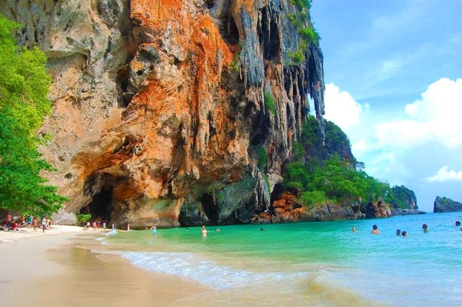 From Krabi: 4 Islands Snorkeling Tour by Speed Boat - Phra Nang Cave Beach: The Princess Spirit Beach You Reach by Boat
