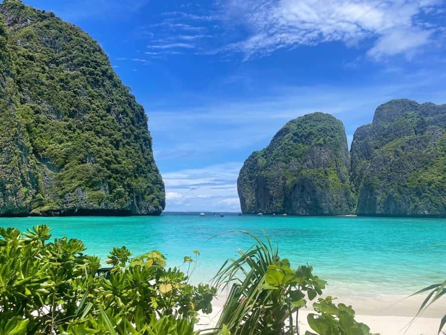 From Krabi: Phi Phi Early Bird & 4 Islands by Speedboat - Chicken Island photos and Poda Island’s quieter beach time