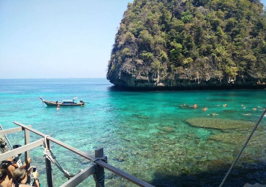 From Krabi: Phi Phi Island Full-Day Private Speed Boat Tour - What to bring, and the one big rule about drones