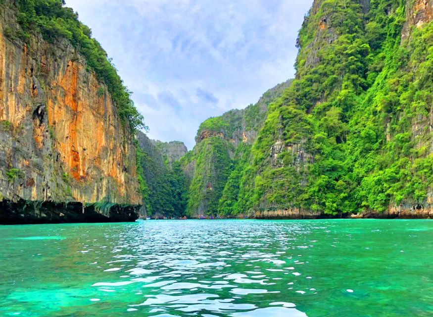 From Krabi: Phi Phi Island Full-Day Private Speed Boat Tour - Maya Bay and The Beach fame: iconic views with crowd-smart pacing
