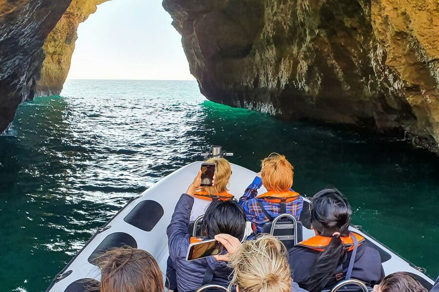 From Lagos: Benagil Caves Speedboat Adventure - Benagil Sea Cave: dome, skylight, and the boat-only experience
