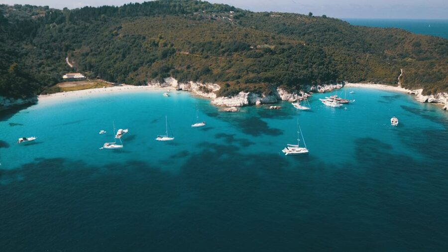 From Lefkimmi: Paxos, Antipaxos & Blue Caves Speedboat Tour - What to pack for a cave-and-swim day