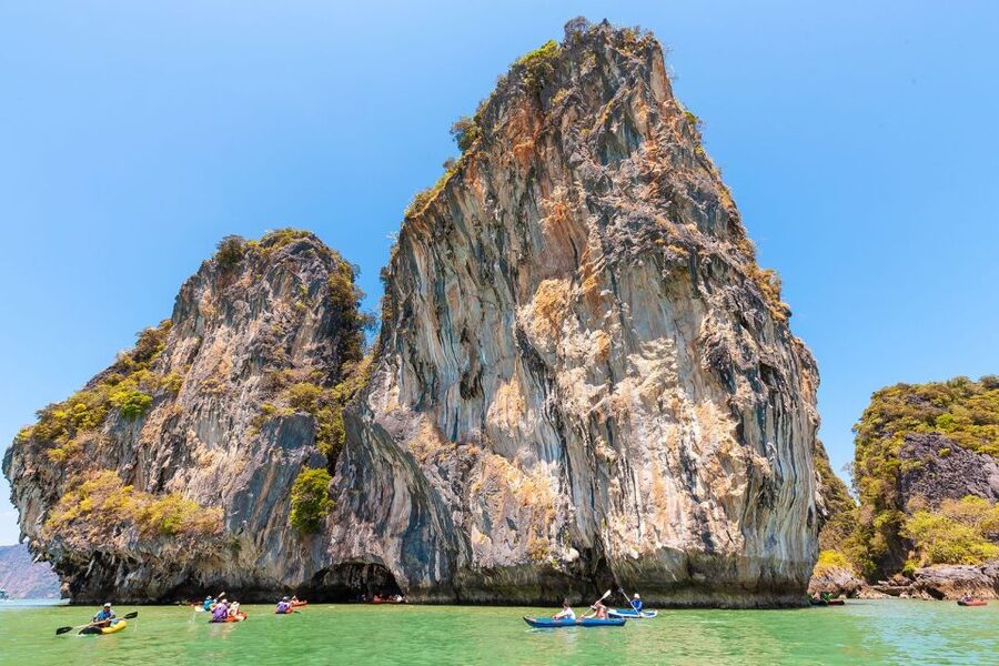 From Phuket: James Bond and Phang Nga Bay Tour by Speedboat - Panyee Island (Muslim village): the buffet break that also teaches you respect
