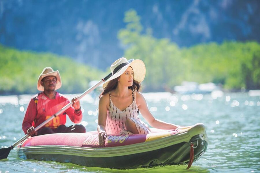 From Phuket: James Bond and Phang Nga Bay Tour by Speedboat - Naka Island beach: swimming time that feels like a reward