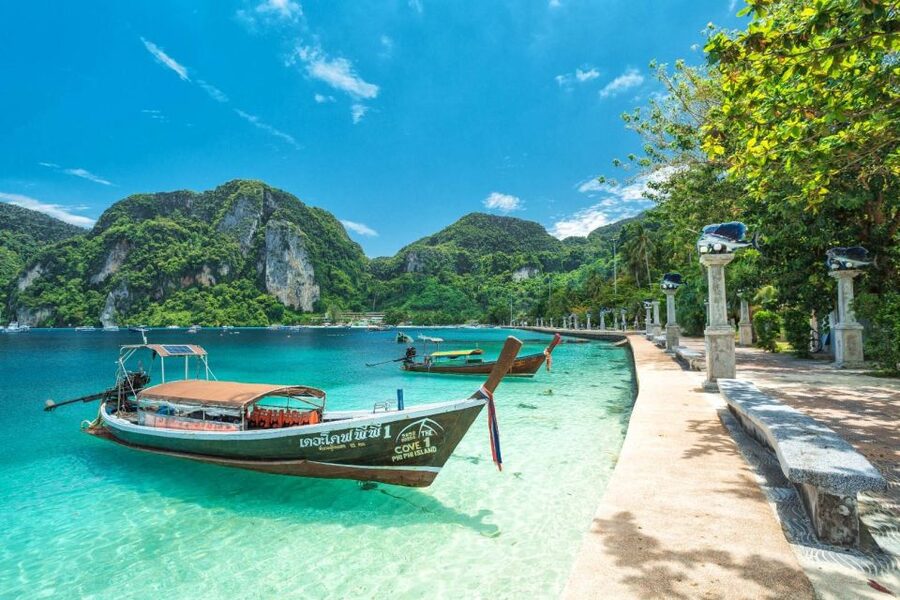 From Phuket: Phi Phi and Khai Islands Speedboat Tour - Viking Cave and Monkey Beach: scenery plus quick action