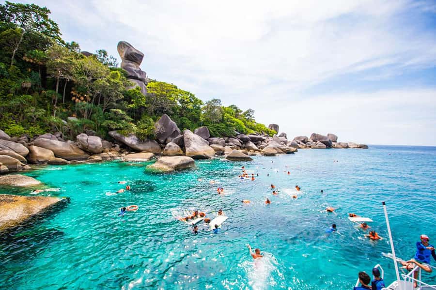 From Phuket: Similan Islands Snorkeling Trip by Speedboat - Check-in on the pier: gear, safety, and warm-ups