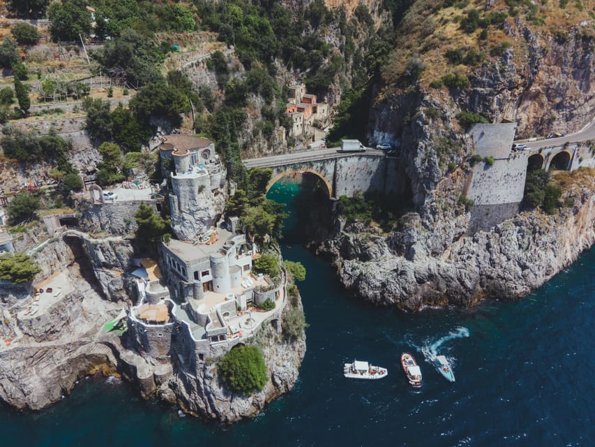 From Positano/Praiano: Amalfi Coast Speedboat Tour - What You Get On Board: Skipper, Drinks, Towels, and Safety Gear
