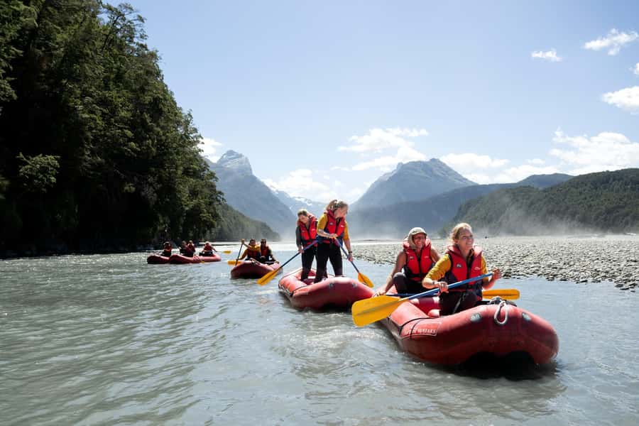 From Queenstown: Dart River Canoe & Jet Boat Day Trip - Lunch by the River: More Than a Fuel Stop