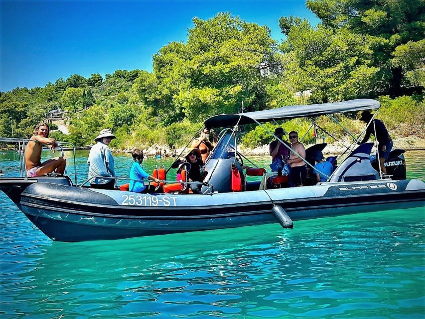 From Split: Half-day Trogir Tour & Speedboat to Blue Lagoon - Drvenik Veli Blue Lagoon: The Water You Came For
