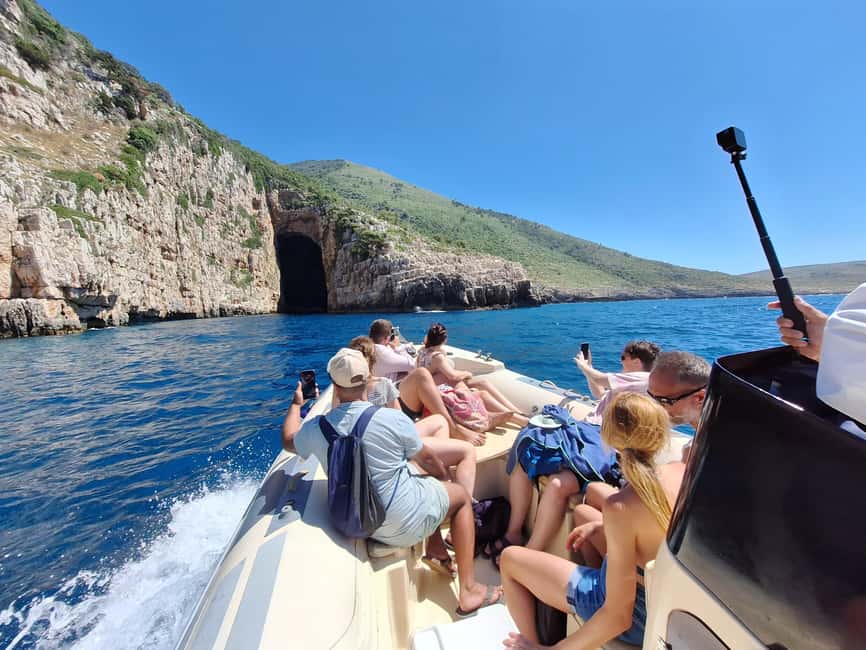 From Vlorë: Haxhi Ali Cave and Karaburun Speedboat Trip - The first cruise: building anticipation on a short speedboat ride