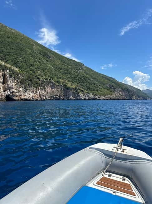 From Vlore: Haxhi Ali Cave&Karaburun Speedboat Tour - The Speedboat Ride: Rock Cliffs, Hidden Bays, and Real Time on the Water