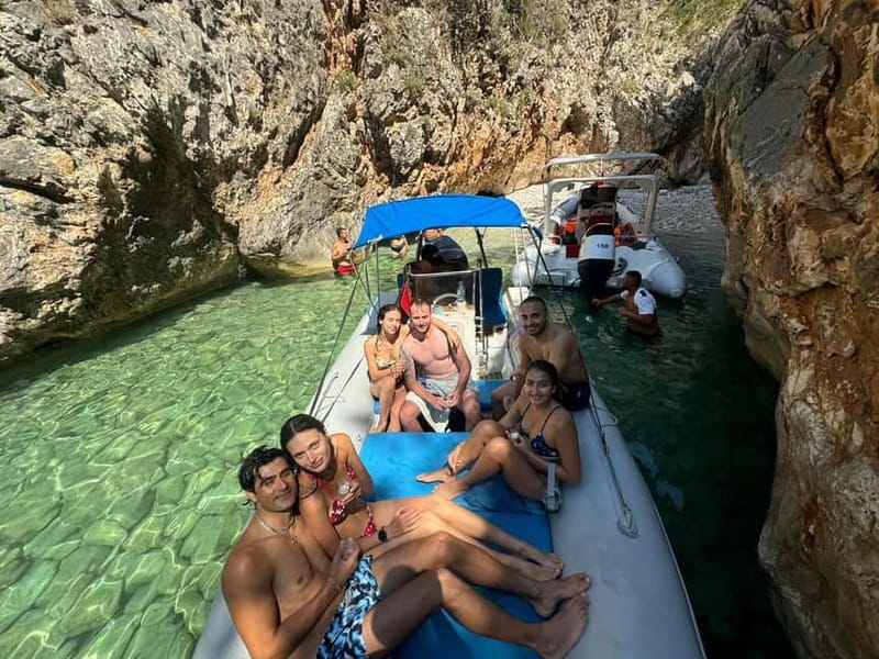 From Vlore: Haxhi Ali Cave Speedboat Tour with Snorkeling - Speedboat run from Vlorë: what the 4-hour clock feels like