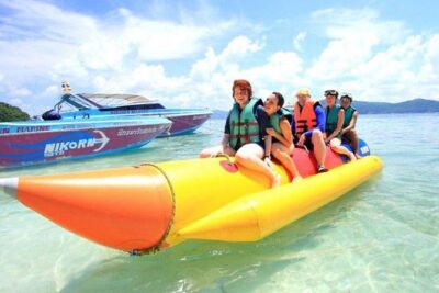 Full Day Coral Island Tour With Banana Boat By Speedboat From Phuket - The onboard extras and the Kahung Beach lunch you actually want
