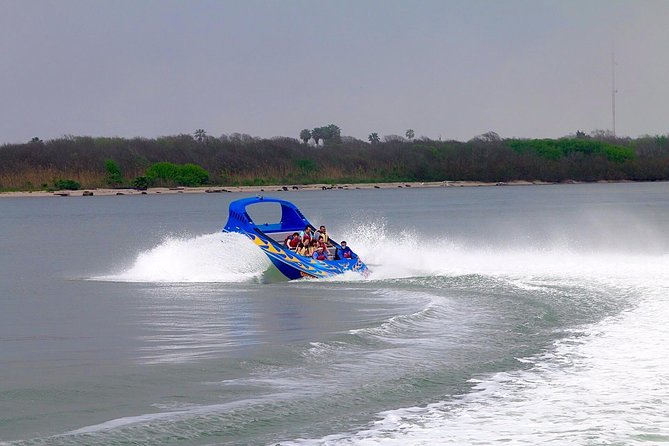 Galveston Suntime Jet Boat Thrill Ride - Pier 21 Check-In and the Barefoot Dock Reality
