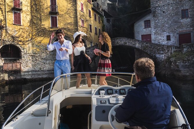 Glamour tour (3 H) speed boat stop in Bellagio - Comacina Island: ruins, quiet bay energy, and a meal option
