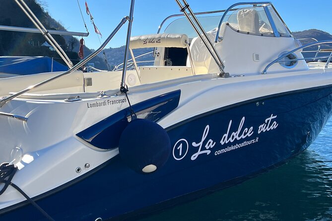 Glamour tour (3 H) speed boat stop in Bellagio - Private tour comfort: mobile ticket, bathroom onboard, and easy language