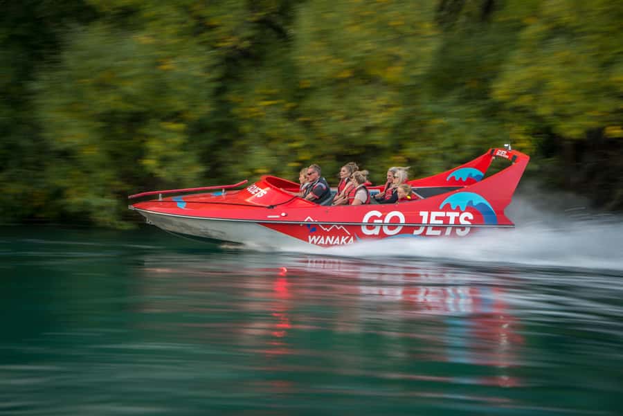 Go Jets Wanaka Clutha River Jet Boat Experience - The Southern Alps View: Scenery That Moves With You