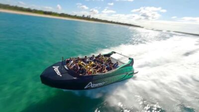 Gold Coast: 360-Degree High-Speed Jet Boat Adventure - Getting to Sea World terminal and the short shuttle ride