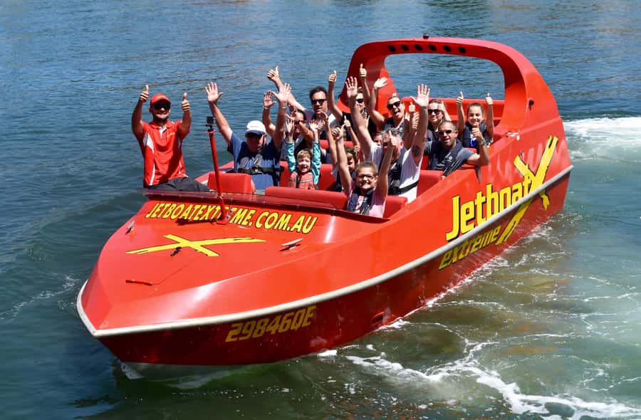 Gold Coast: Jet Boat Ride and Scenic Helicopter Tour - Jet Boat Power First: 55 Minutes of Turns, Speed, and Splash