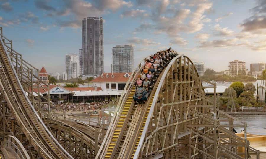 Gold Coast: Jet Boat Ride & Sea World Entry Ticket - The New Atlantis: Leviathan, Trident, and Vortex challenges