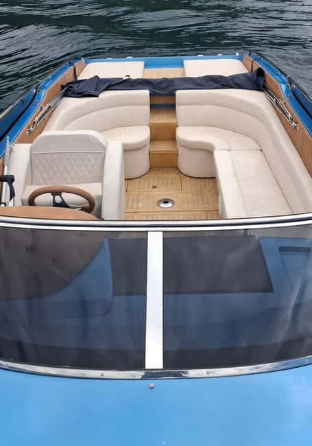 Grand Tour, on luxury speedboat at Lake Como - The boat: what the Mostes Offshore 31 gets you on Lake Como