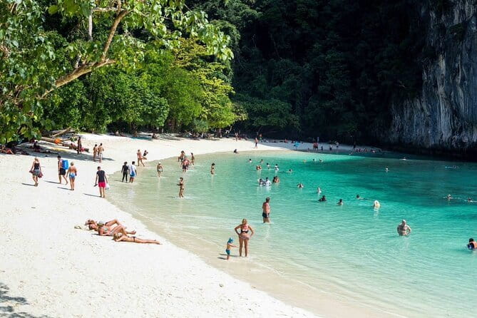 Hong Island Day Tour by Speedboat from Krabi - Koh Phi Phi Tour Pier prep: fruits, drinks, and the 20-minute speedboat