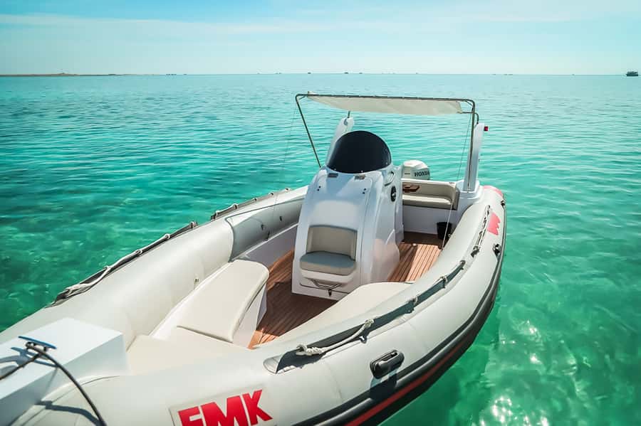 Hurghada: Orange Bay & Magawish Island Speedboat with Lunch - Optional parasailing: 5 minutes of Red Sea above the water