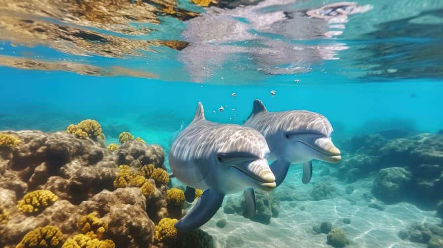 Hurghada: Speedboat Dolphin Watching & Snorkeling with Lunch - Finding dolphins in open sea: why the search time matters