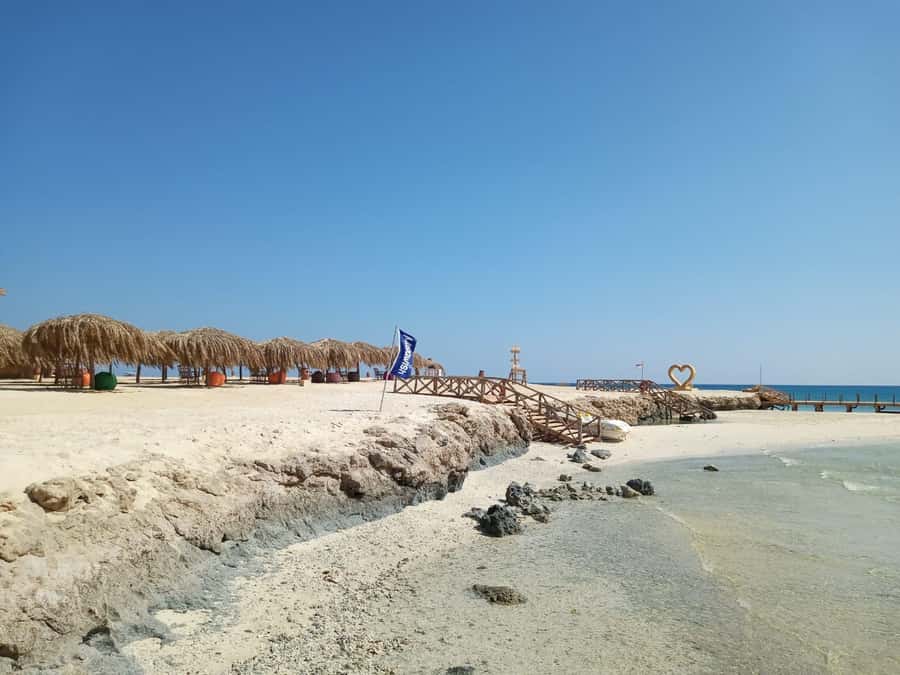Hurghada : Sunset & Barbecue at Magawish Island By Speedboat - The beach barbecue: food, shade, and the real reason people love this