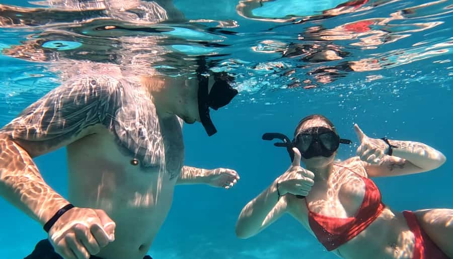 Hurghada: White Island Speedboat Tour, Snorkeling, & Lunch - The optional 5-minute fly add-on: see the Red Sea above and below