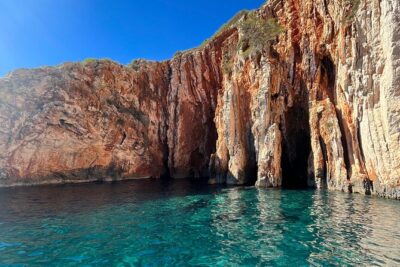 Hvar Delight: Private Speed Boat Tour - Stop 1 at Dubovica Beach: Red Rocks, caves, and snorkeling time