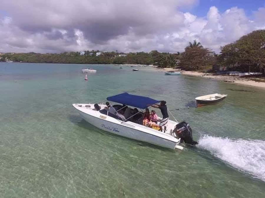 Ile aux Cerfs Speedboat Trip & Transport: Private or Shared - The Morning Crossing: Speedboat, Grand River Waterfall, Wildlife