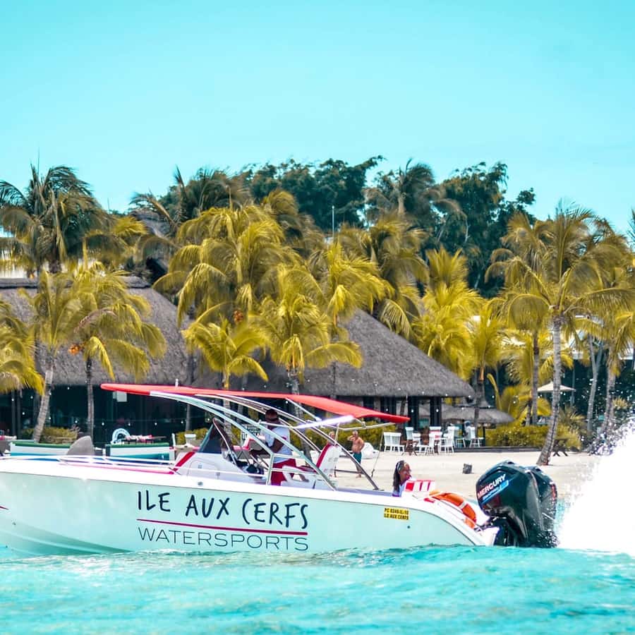 Ile aux Cerfs Speedboat Trip & Transport: Private or Shared - Ilot Mangenie BBQ Lunch with Beer, Wine, Rum, and Banana Flambé