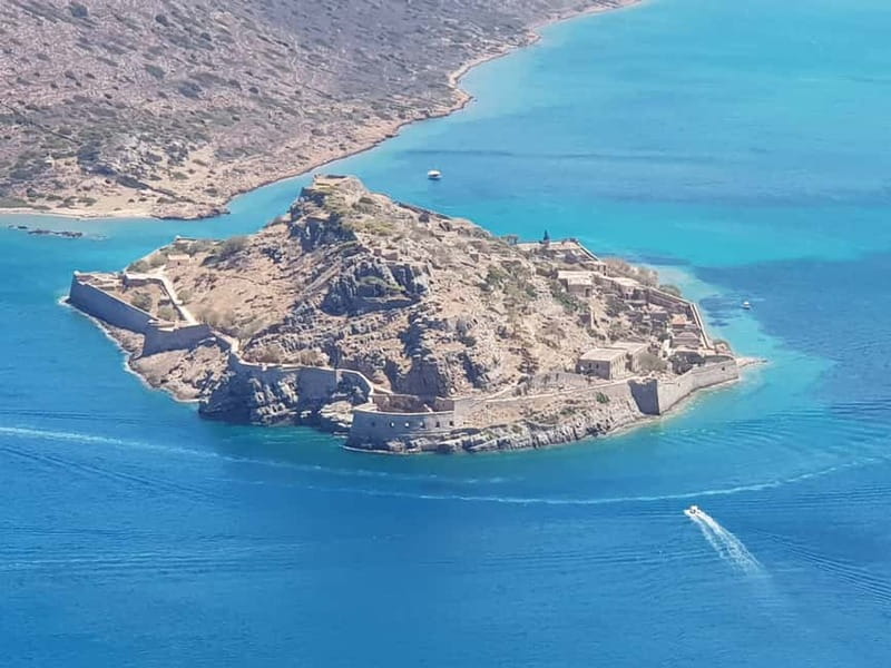 Island Spinalonga, Milatos Cave, Speedboat, OliveTasting - Why This Land Rover and Speedboat Mix Works