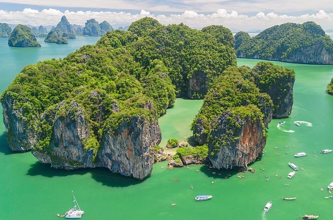 James Bond Island by Speedboat and Canoe at Hong Island - Khao Khen Ancient Drawings and Naka Island Beach Reset