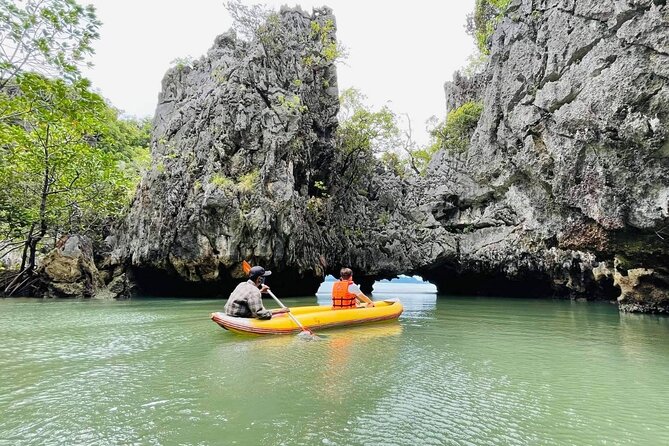 James Bond Island Canoeing 7 Point 5 Island By Speedboat From Phuket - Ko Nakha Noi beach break: swimming time with clear water