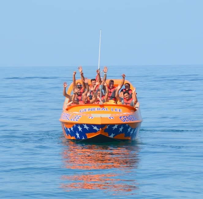 Jet Boat Experience in Vilamoura - On the water: spins, power break stops, and the “hold on” moments