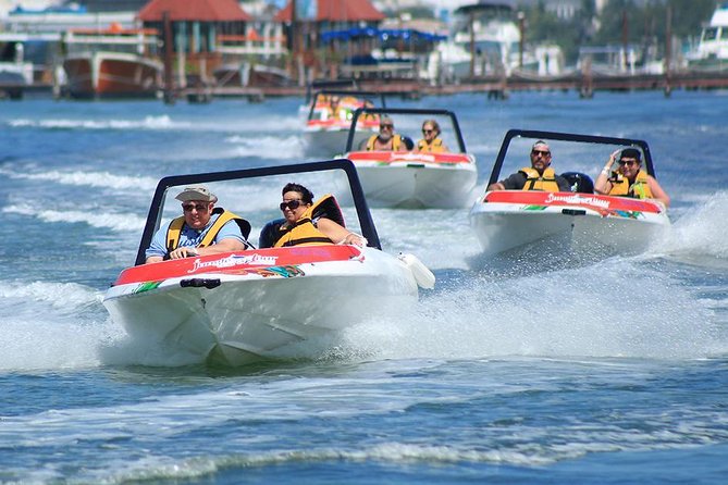 Jungle Tour In Cancun, drive a speedboat through the lagoon with your companion - Punta Nizuc Snorkel: Reef Fish and a Piece of the Underwater Museum