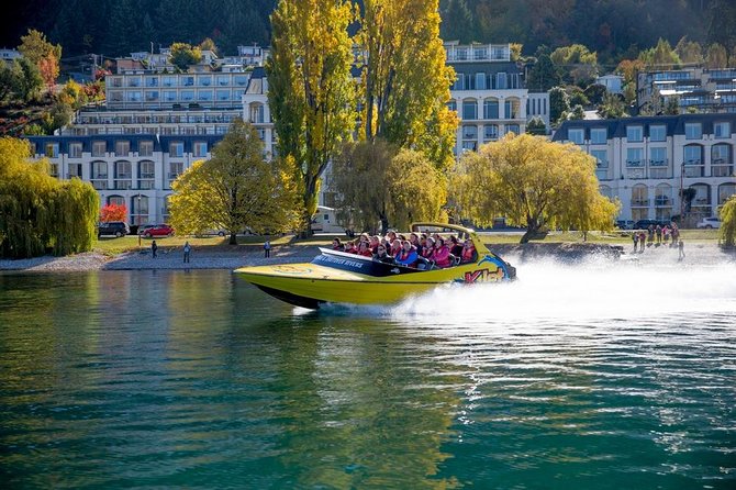 KJet Queenstown Jet Boat Ride on the Kawarau and Shotover Rivers - Shotover River: shallow-water speed at up to 59 mph