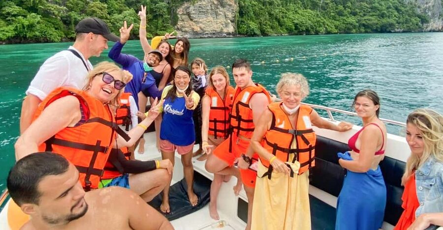 Ko Lanta: Maya Bay & Phi Phi Islands Full-Day Speedboat Trip - Viking Cave photo stop: short, useful, and very time-efficient