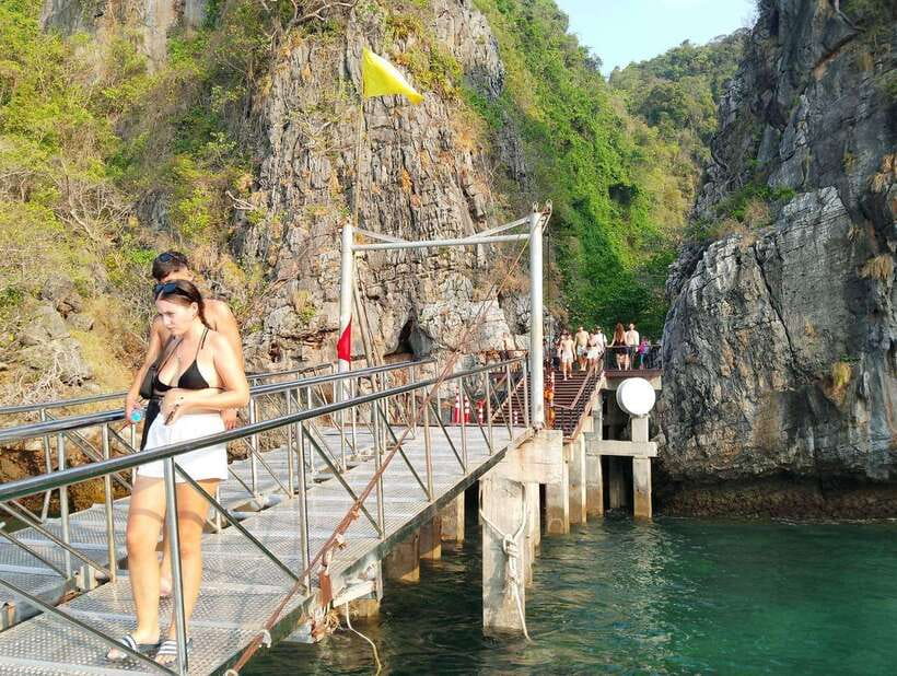 Koh Lanta: Tin's Speedboat Odyssey to Bamboo Island & Beyond - Maya Bay: The Movie-Famous Shore With Real-World Crowds