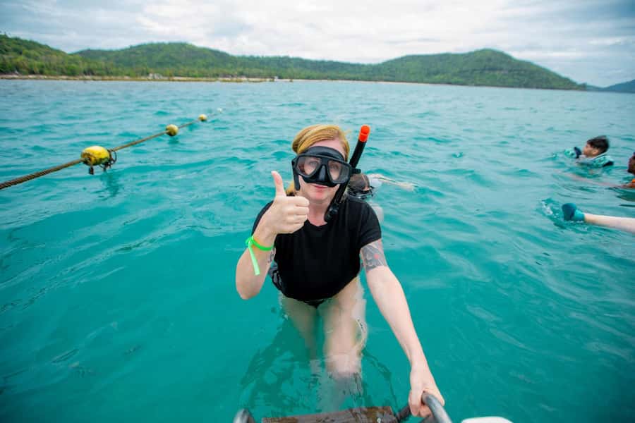 Koh Samui: Pink Dolphin Spotting & Pig Island Speedboat Tour - Mainland Beach buffet lunch: the downtime that makes the day work