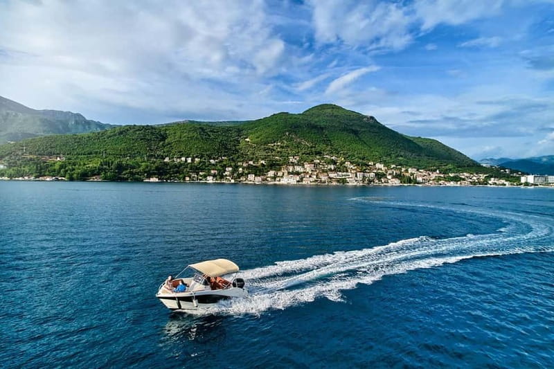 Kotor: Blue Cave and Our Lady of the Rock Speedboat Tour - Passing Tivat Bay: yachts, marinas, and a different side of the coastline