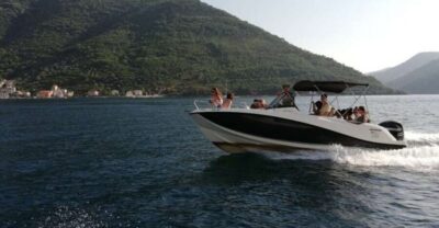 Kotor: Blue Cave, Žanjic Beach Speedboat Tour - First Stop: Our Lady of the Rocks at Perast