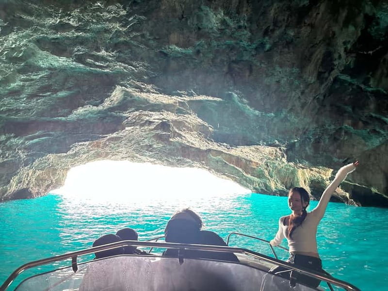 Kotor: Speedboat Tour to Blue Cave and Our Lady of the Rocks - Perast from the water: the first big “wow” moment