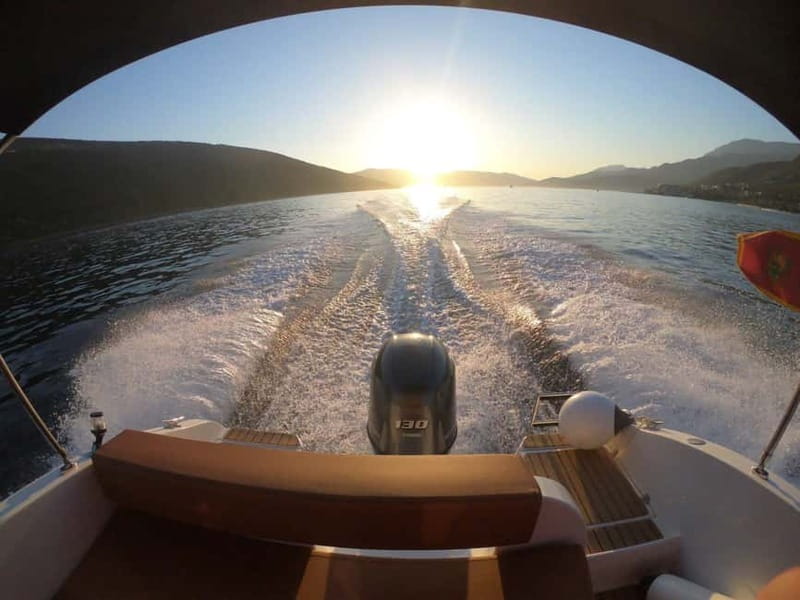 Kotor: Speedboat Tour to Blue Cave and Our Lady of the Rocks - Hidden stops and Mamula Island views across the bay