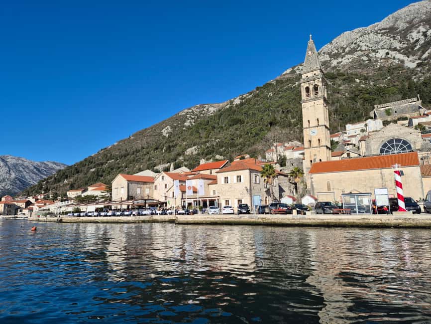 Kotor: Speedboat Tour to Perast and Our Lady of the Rocks - Perast’s baroque waterfront: sightseeing, breaks, and tower views