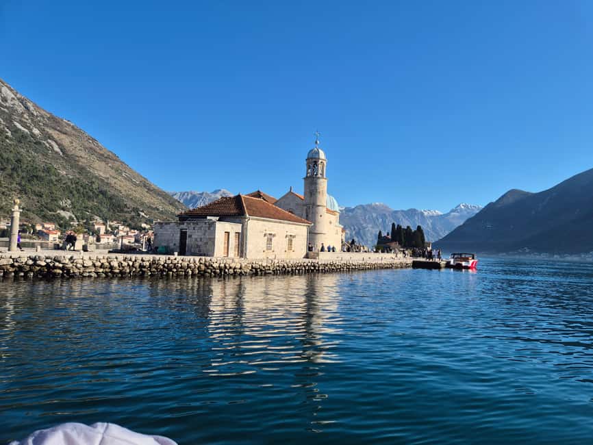 Kotor: Speedboat Tour to Perast and Our Lady of the Rocks - Church rules and quick packing tips (shoulder cover and tickets)