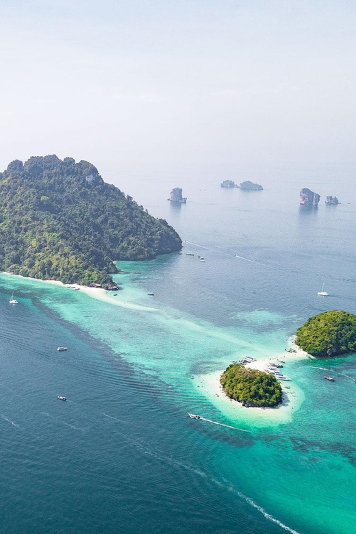 Krabi: 4 Islands & Thale Waek's Sandbar Tour By Speedboat - Koh Mor and the route stops: speedboat scenery, short windows