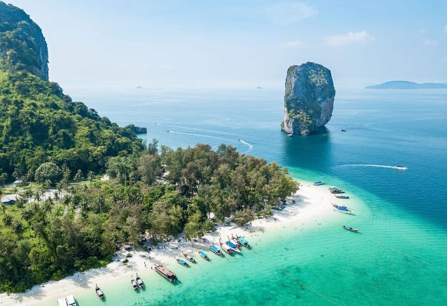 Krabi: 4 Islands & Thale Waek's Sandbar Tour By Speedboat - Price, park fees, and what makes it good value at $33